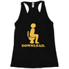 downloading poop Racerback Tank