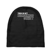 my drinking shirt funny Baby Beanies
