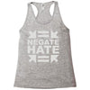 negate hate Racerback Tank
