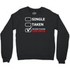 too busy playing fortnite White Logo Crewneck Sweatshirt