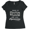 made in 1961 and still awesome Women's Triblend Scoop T-shirt