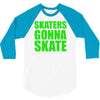 skaters 3/4 Sleeve Shirt