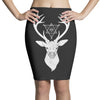 Deer With Diamond Pencil Skirts