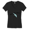 down the shore hooded Women's V-Neck T-Shirt