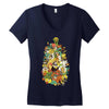 snack pack Women's V-Neck T-Shirt