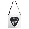 pick jesus bible Adjustable Strap Totes