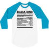 black king nutrition facts 3/4 Sleeve Shirt