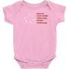 couple biker Baby Bodysuit