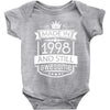 Made In 1998 And Still Awesome Baby Onesie