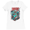 off the wall Ladies Fitted T-Shirt