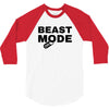 Beast Mode On 3/4 Sleeve Shirt