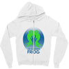 the green frog Zipper Hoodie