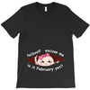 February Peeking Out Asian Baby Girl T-Shirt