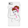breast cancer girl power iPhone 7 Case