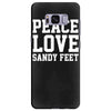 peace. love. sandy feet. Samsung Galaxy S8 Plus