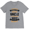 Super Cool Uncle Of A Freaking Awesome Niece V-Neck Tee