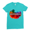 bad smoke Ladies Fitted T-Shirt