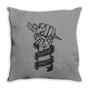 never stop fighting spirit Throw Pillow