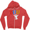 boo halloween Zipper Hoodie