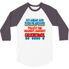 push me around grandma 3/4 Sleeve Shirt