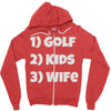 golfing dad uncle Zipper Hoodie