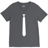 skinny white tie V-Neck Tee