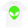 uomo alieno ufo stampa verde fluo divertente mitiche T-Shirt