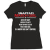 Smartass March Girl Ladies Fitted T-Shirt