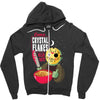 camp crystal flakes Zipper Hoodie