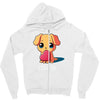 puppy love Zipper Hoodie