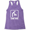 game over daddy funny Racerback Tank