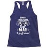 sorry this girl is already taken by a super sexy may boyfriend Racerback Tank