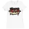zombie doom logo Ladies Fitted T-Shirt
