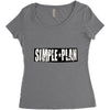 SIMPLE PLAN Women's Triblend Scoop T-shirt