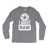 i shoot raw photography camera photograph Long Sleeve Shirts