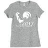 new year of the roosters 2017 Ladies Fitted T-Shirt