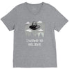 i want to believe in kang and kodos V-Neck Tee