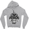 Kraken Loves Boat Zipper Hoodie
