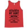 Dear Auntie, Thanks For Being My Aunt Tank Top