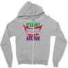 straight outta arkham Zipper Hoodie
