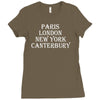 new york london canterbury Ladies Fitted T-Shirt