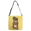 pirate bear Adjustable Strap Totes