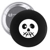 face Pin-back button