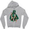 fawns meet kaiju Zipper Hoodie