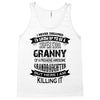Super Cool Granny Of A Freaking Awesome Granddaughter Tank Top