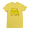 more cheese please Ladies Fitted T-Shirt