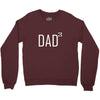dad of 3 Crewneck Sweatshirt