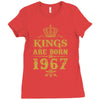 kings are born in 1967 Ladies Fitted T-Shirt