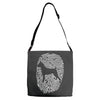 boxer fingerprint Adjustable Strap Totes
