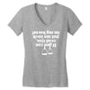if you can read this put me back on my horse Women's V-Neck T-Shirt